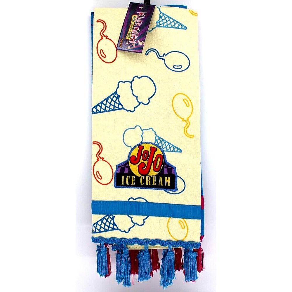 Killer Klowns From Outer Space Kitchen Towel 2 Set Ice Cream Burger Halloween